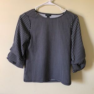 Ann Taylor stripped blouse